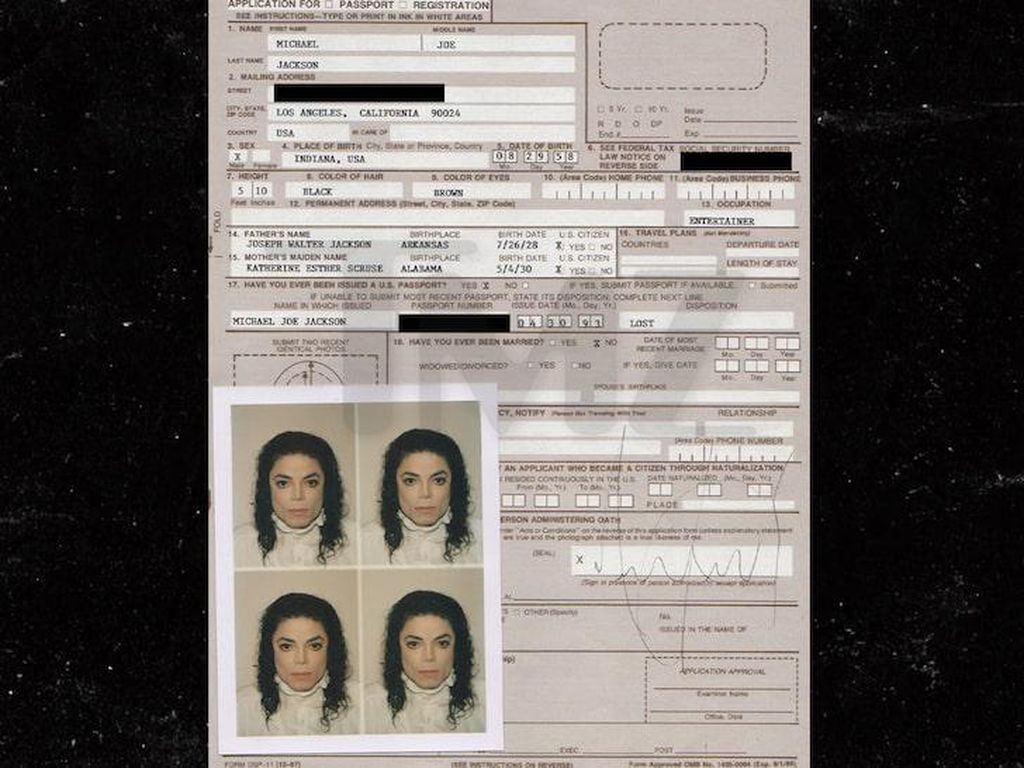Laris Manis, Paspor Mendiang Michael Jackson Dijual Senilai 1 Miliar