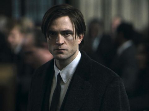 robert pattinson di the batman This image released by Warner Bros. Pictures shows Robert Pattinson in