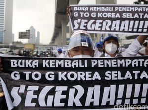 Calon Pekerja Migran Geruduk Kementerian Tenaga Kerja, Ada Apa? Calon Pekerja Migran Geruduk Kementerian Tenaga Kerja, Ada Apa?