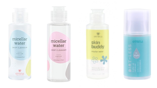 Lakukan double-cleansing di malam hari dengan produk micellar water dan face wash dari Emina | Foto: www.eminacosmetics.com