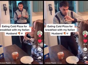 Pria Italia Ini Mau Muntah Lihat Istrinya Makan Pizza Dingin Saat Sarapan