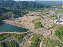 Pembangunan Pengarah Bendungan Rukoh Dikebut, Progress Sudah 51,84% Pembangunan Pengarah Bendungan Rukoh Dikebut, Progress Sudah 51,84%