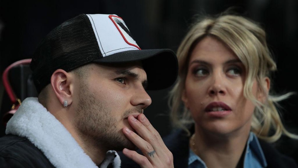 Mauro Icardi dan Wanda Nara. (Foto: Getty Images/Emilio Andreoli)