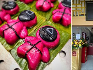 Heboh Squid Game, Toko Kue Ini Bikin Kue Ku Versi Squid Game