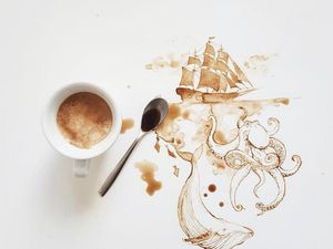 Keren! 5 Lukisan Seniman Ternama Ini Memakai Media Kopi Keren! 5 Lukisan Seniman Ternama Ini Memakai Media Kopi
