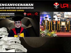 UPI Anugerahi Mien R Uno, Ibu Sandiaga Gelar Kehormatan Bidang Kewirausahaan