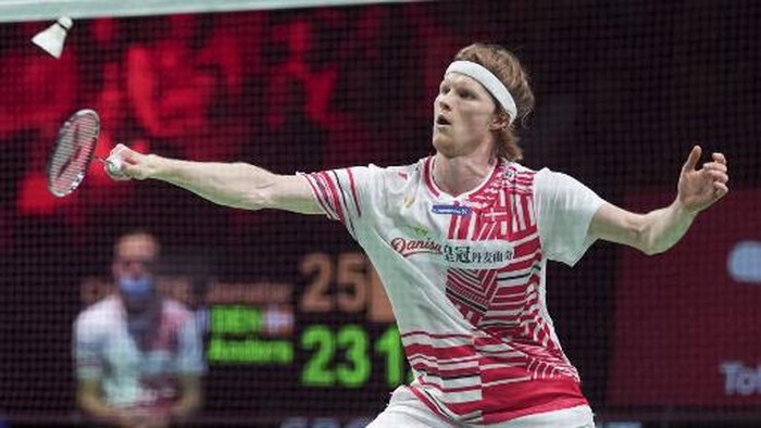 Anders Antonsen mengungkap alasan mundur dari Indonesia Masters. (Foto: AFP/CLAUS FISKER) Anders Antonsen mengungkap alasan mundur dari Indonesia Masters. (Foto: AFP/CLAUS FISKER)