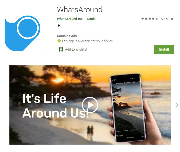 Aplikasi WhatsAround