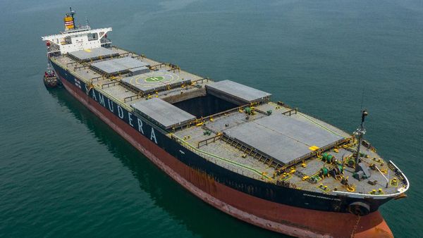Ini Dia MV Amanah Morowali, Kapal Pengangkut Barang Curah Terbesar