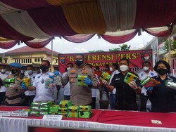 Polisi Tangkap 8 Orang Terkait Kasus Narkoba di Sumut, 23 Kg Sabu Disita