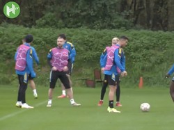 MU Vs Atalanta: Momen Ronaldo Pamer Skill dalam Latihan