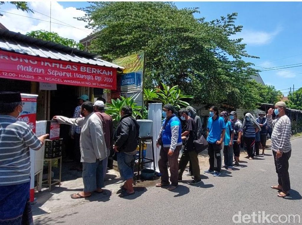 Warung Ikhlas Berkah di Surabaya, yang Makan Cukup Bayar Rp 2 Ribu