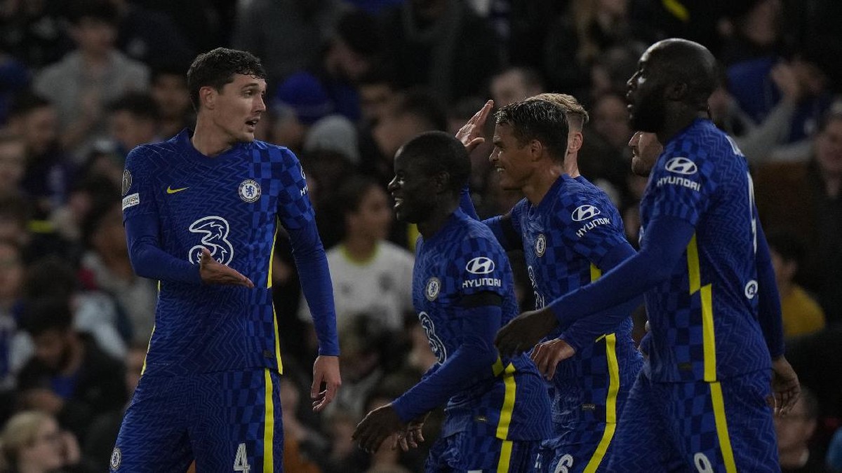 Chelsea memimpin 2-0 atas Malmo di babak pertama matchday ketiga Liga Champions. (Foto: Alastair Grant/AP)