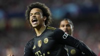Kebuntuan Bayern datang di menit ke-70. Leroy Sane membawa Bayern memimpin 1-0 lewat gol dari eksekusi tendangan bebas. AP Photo/Armando Franca.