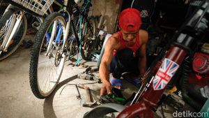 Geliat Servis-Jual Sepeda Bekas Bertahan di Tengah Pandemi