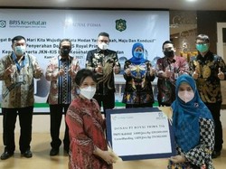 Royal Prima Bantu 2.429 Warga Kota Medan Bayar Iuran JKN-KIS