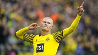 Erling Haaland juga masih dalam pantauan Manchester United. Akan tetapi, MU harus kuat keluar duit banyak karena Haaland juga banyak peminatnya (AP)