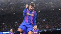 Dalam catatan LEquipe, Gerard Pique jadi pemain dengan bayaran tertinggi di Liga Spanyol. Bek tengah Barcelona itu digaji sebesar 2,33 juta Euro per bulan atau setara Rp 36 miliar (Getty Images)