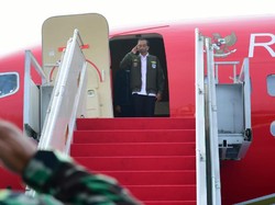 Bertolak ke Kalsel, Jokowi akan Resmikan Pabrik-Tinjau Vaksinasi