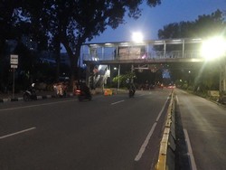 Demo 2 Tahun Jokowi-Maruf di Jakpus Bubar, Lalin Kembali Normal