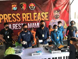 Bobol Brankas Kantor-Curi Rp 144 Juta, 4 Pria di Sulbar Ditangkap