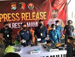 Bobol Brankas Kantor-Curi Rp 144 Juta, 4 Pria di Sulbar Ditangkap