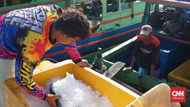 Pelabuhan Teluk Baruk Natuna Sejumlah kapal nelayan bersandar di Pelabuhan Teluk Baruk, Bunguran Timur, Kabupaten Natuna, Sabtu (16/10).