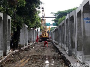 Antisipasi Banjir, Gorong-gorong Dibangun di Jakarta Timur