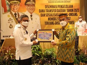 Raih WTP, Pemkot Parepare Diganjar Penghargaan dari Sri Mulyani