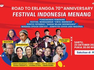 Cinta Tanah Air, Penerbit Erlangga Gelar Festival Indonesia Menang