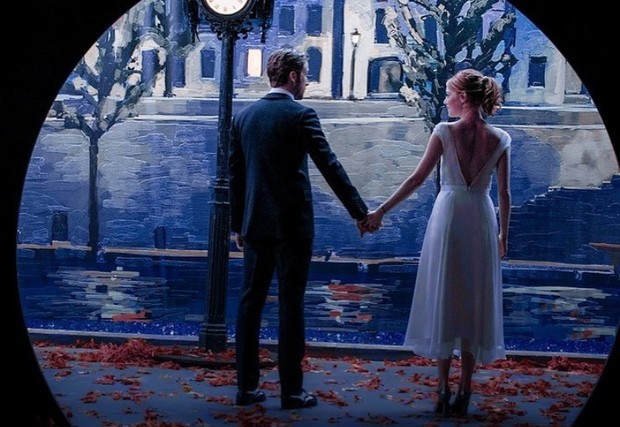 Emma Stone dan Ryan Gosling di film La La Land./Foto: instagram.com/emmastonews