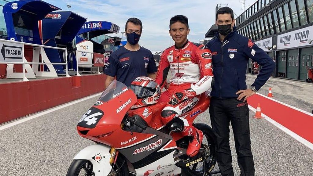 Kenalkan Mario Aji, Pembalap RI yang Ukir Sejarah di Moto3 Mandalika