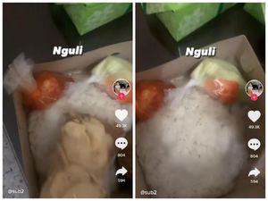 Tetangga Aqiqahan, Netizen Ini Dapat Nasi Kotak Porsi Tukang Gali