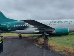 Ini Penyebab Pesawat Jayawijaya Dirgantara Tergelincir di Bandara Sentani