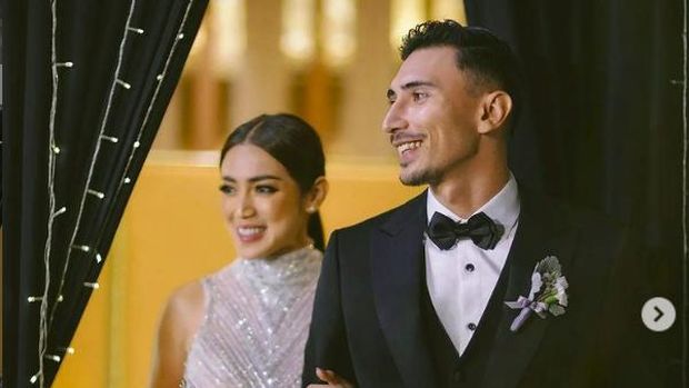 Jessica Iskandar Momen makan malam pernikahan Jessica Iskandar dan Vincent Verhaag