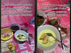 Beri Uang Belanja Rp 50 Ribu Sebulan, Pria Ini Protes Istri Masak Tahu dan Kangkung