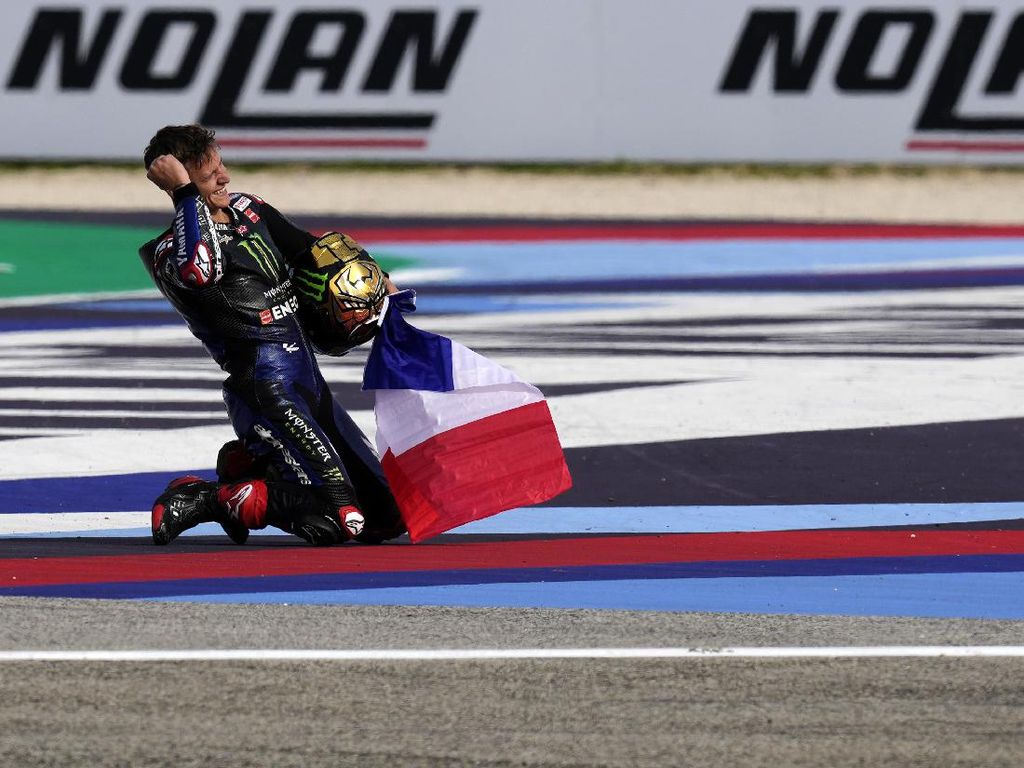 11 Rekor Quartararo Usai Juara MotoGP, Ada yang Salip Catatan Rossi