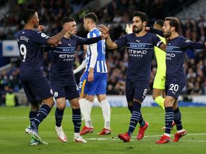 Babak I: Man City Unggul 3-0 atas Brighton Babak I: Man City Unggul 3-0 atas Brighton