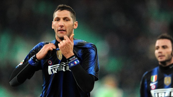 Marco Materazzi saat masih bermain untuk Inter Milan. (Foto: Getty Images/Giuseppe Bellini) Marco Materazzi saat masih bermain untuk Inter Milan. (Foto: Getty Images/Giuseppe Bellini)