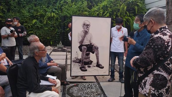 Rupa-rupa dari Pameran Goenawan Mohamad
