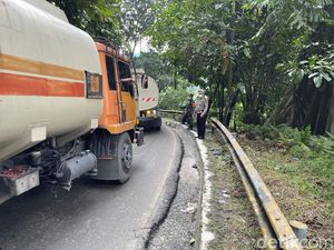 Ada Pembersihan Sisa Longsor, Jalur Medan-Berastagi Ditutup 4 Jam