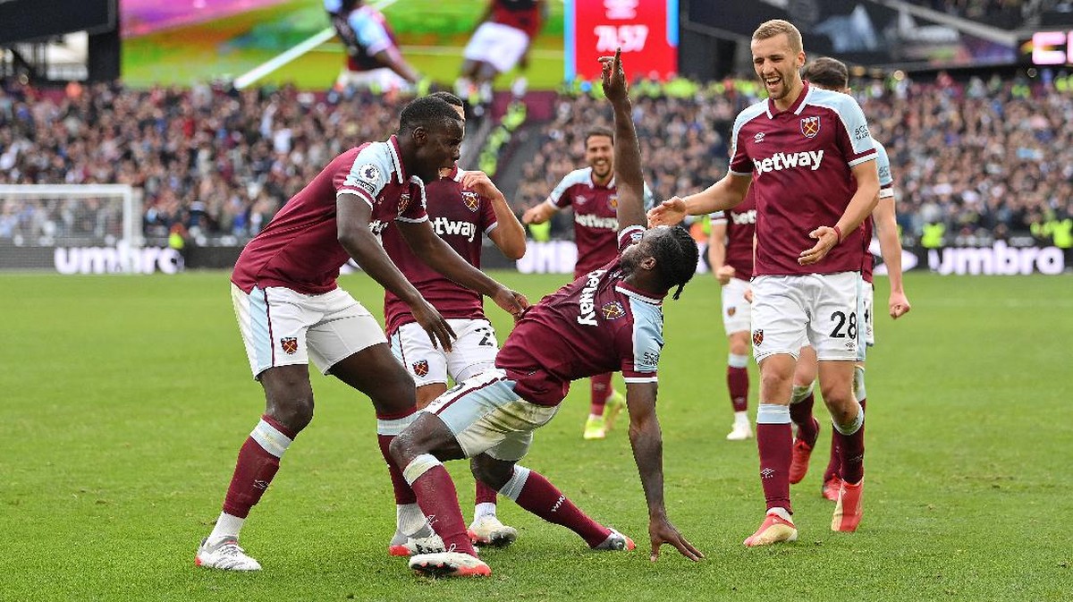 West Ham vs Tottenham berakhir dengan kemenangan Michail Antonio dkk 1-0. (Foto: Getty Images/Justin Setterfield)
