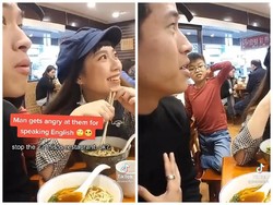 Duh! Pria Ini Diajak Adu Jotos karena Bicara Bahasa Inggris di Restoran