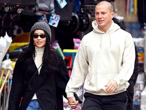 Dunia Milik Berdua, Channing Tatum & Zoe Kravitz Gandengan Tangan di New York