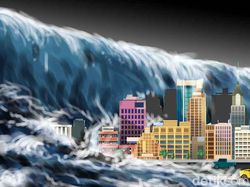 Potensi Tsunami sampai Jakarta, Ancol Pertama Kali Diterpa Banjir Rob