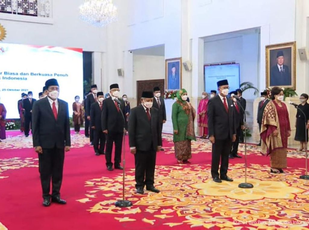 Daftar Nama17 Dubes RI Baru yang Dilantik Jokowi