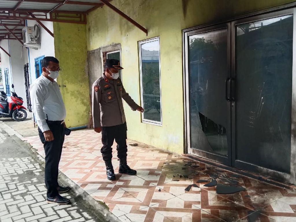 Aula Kantor Desa di Sumut Dilempar Molotov, Polisi Turun Tangan