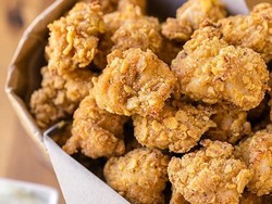 Kriuk Renyah Chicken Popcorn Gerobakan, Ada Rasa BBQ hingga Sambal Matah