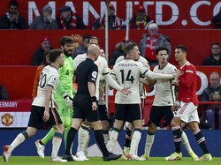 Hasil 0-5 melawan Liverpool menjadi kekalahan ketiga Cristiano Ronaldo di Premier League sejak comeback ke Manchester United pada awal musim ini. AP Photo/Rui Vieira.