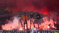 Duel Marseille vs PSG dimainkan di Venue Orange Stade Vélodrome pada akhir pekan. (Foto: AP/Daniel Cole)